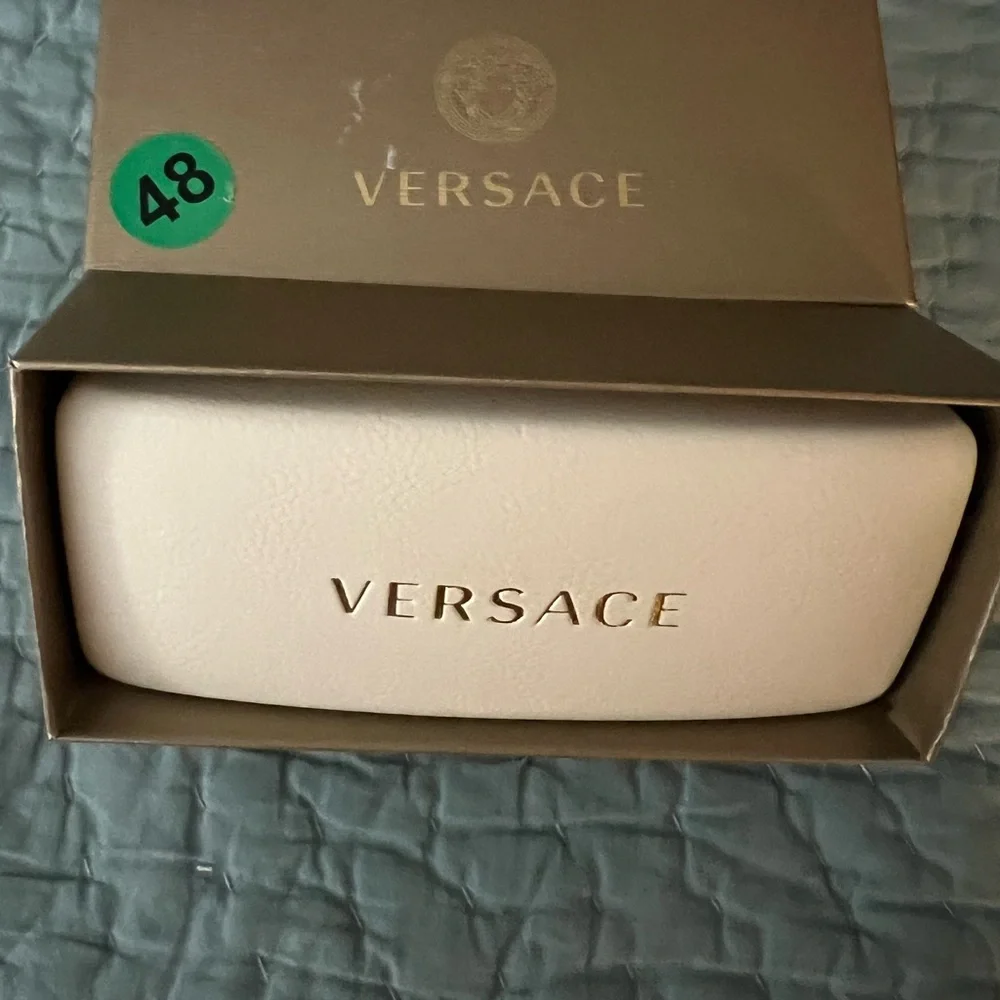 Versace Red and Black Sunglasses - Picture 7 of 10